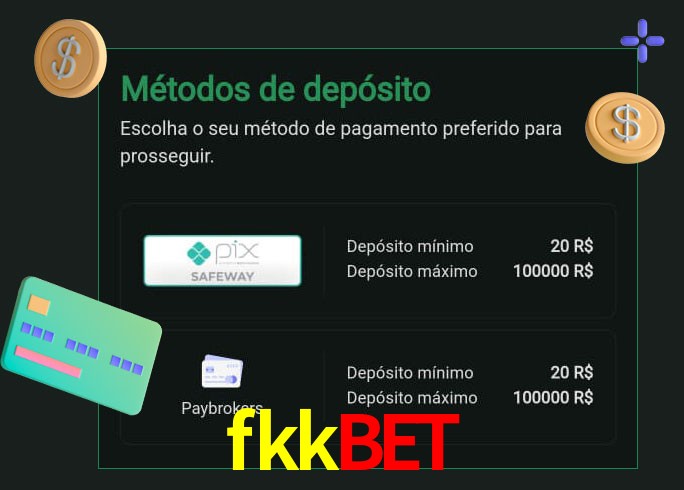 O cassino fkkbet oferece uma grande variedade de métodos de pagamento